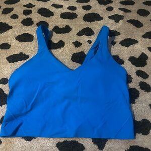 Lululemon Athletica Vibrant Blue Crop Top